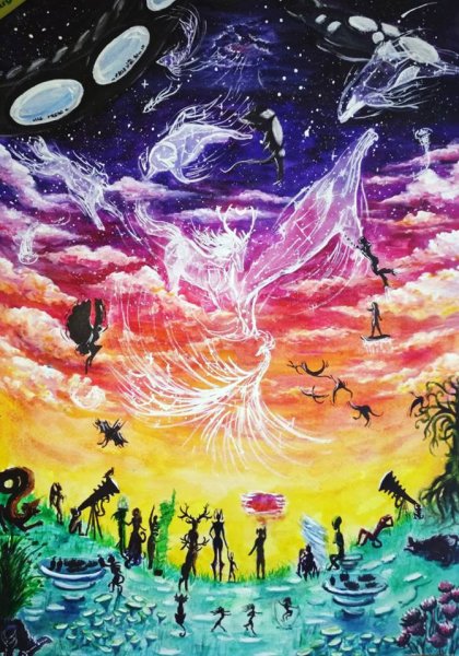 Космос рисунок