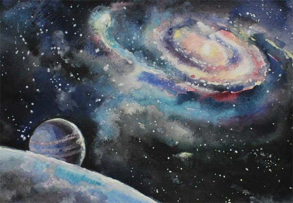 Космос рисунок