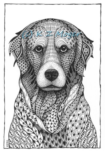 Мандала собака