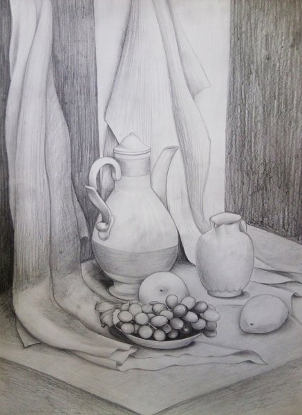 Натюрморт карандашом