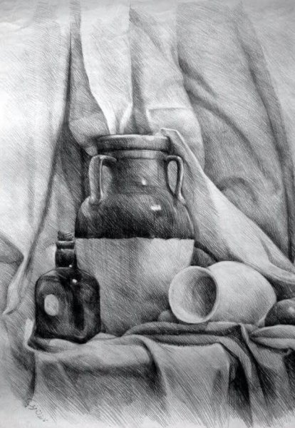 Натюрморт карандашом