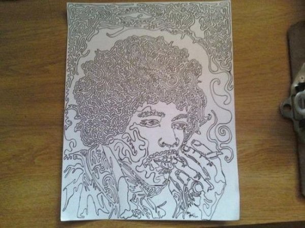 Рисунки одной линией сложные