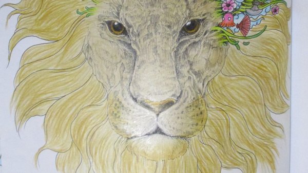 Красиво раскрасить Льва