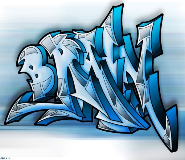 Граффити на бумаге