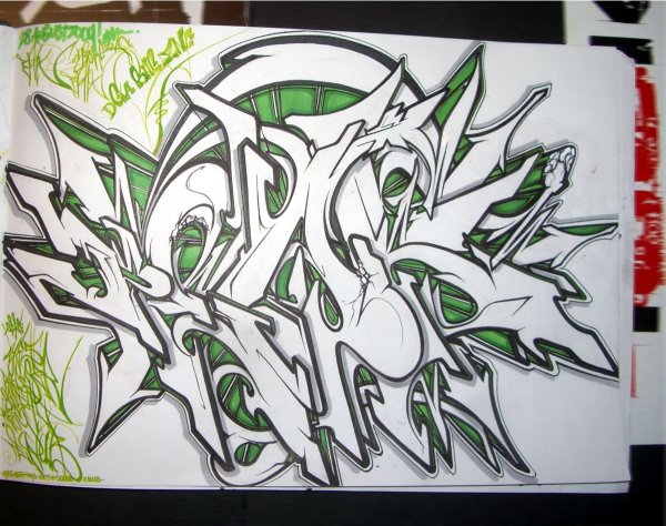 Граффити Наброски