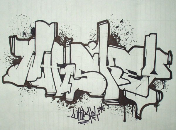 Граффити зарисовки