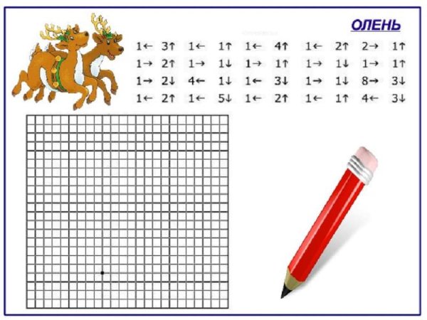 Рисование по стрелочкам