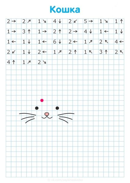 Графическое рисование по клеточкам