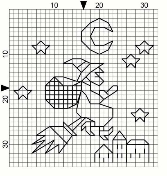 Рисование по стрелкам для детей