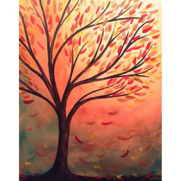 Рисование осень