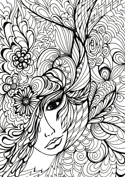 Раскраска-антистресс. Собака