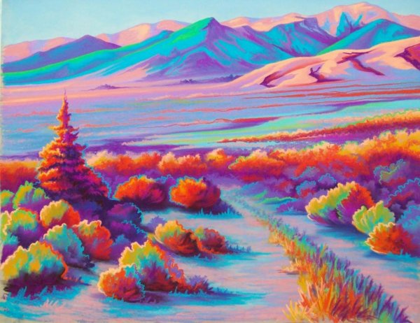 Яркий пейзаж