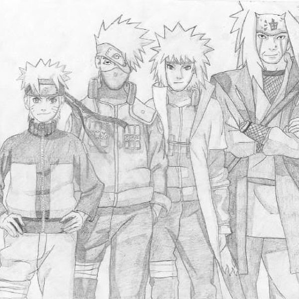 Раскраска аниме Наруто Дейдара