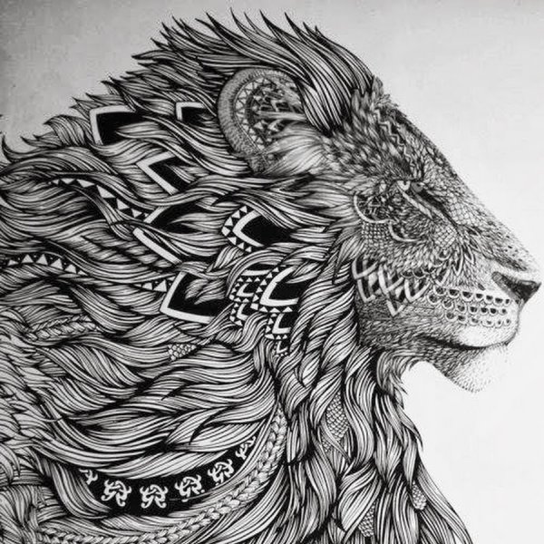 Лев Графика