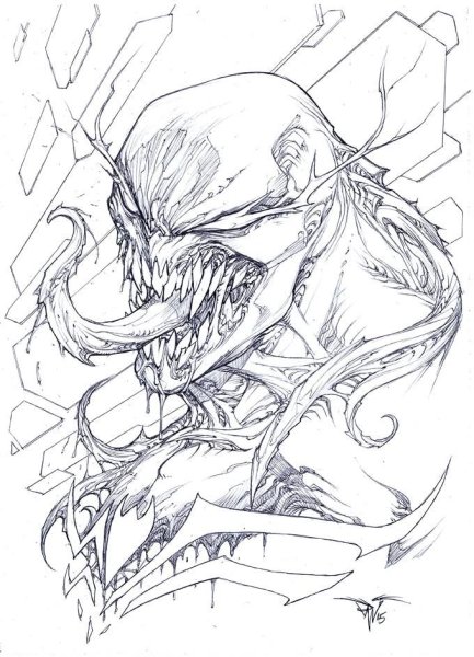 Эскизы татуировок Веном