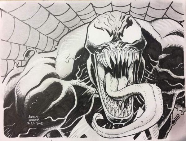 Веном зарисовка