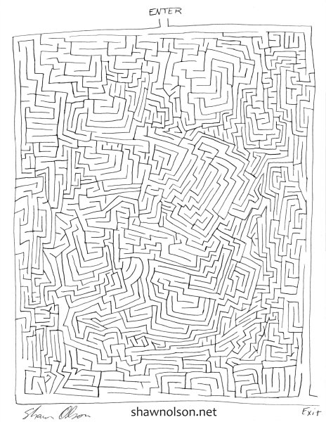 Лабиринт сложный