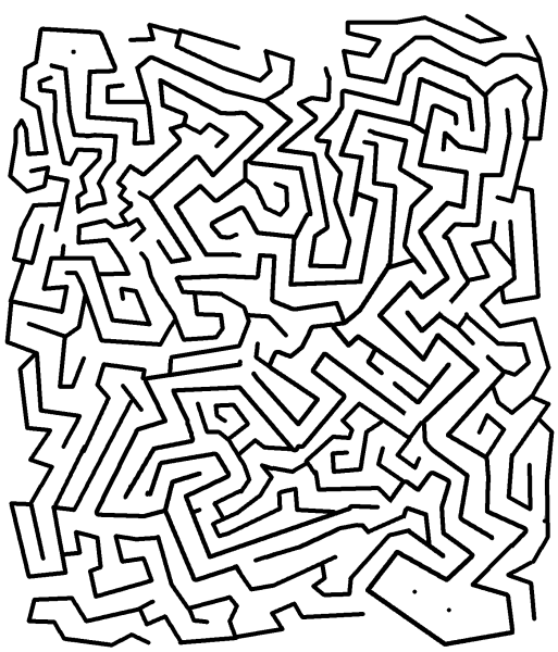 Сложные лабиринты для взрослых