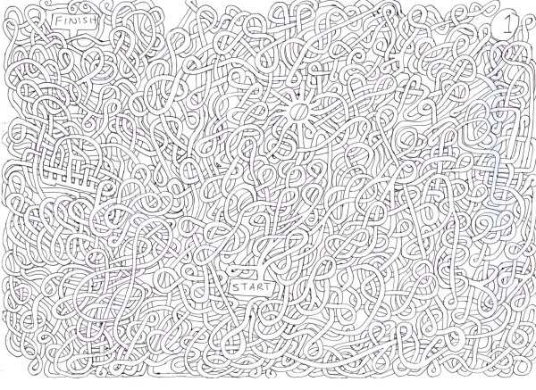 Лабиринт сложный