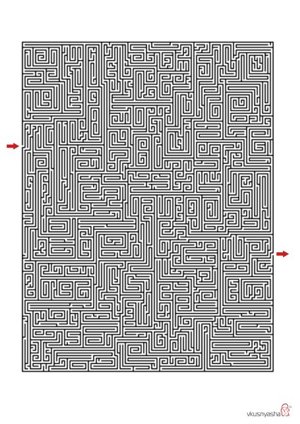 Лабиринт сложный