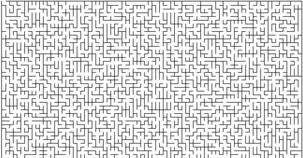 Лабиринт сложный