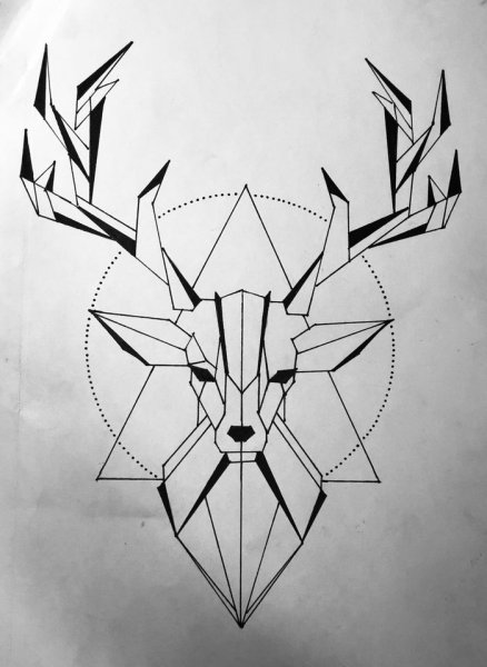 Олень лайнворк