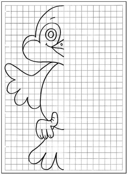 Симметричное рисование для детей