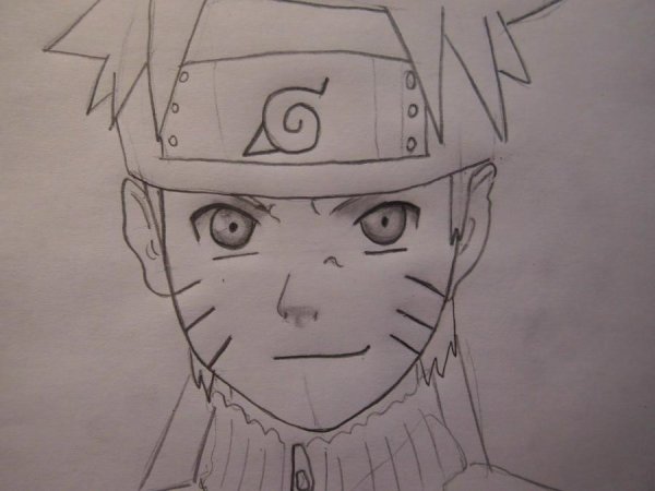 Раскраска Наруто Узумаки