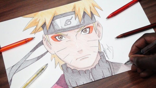 Какаси Хатакэ рисунок