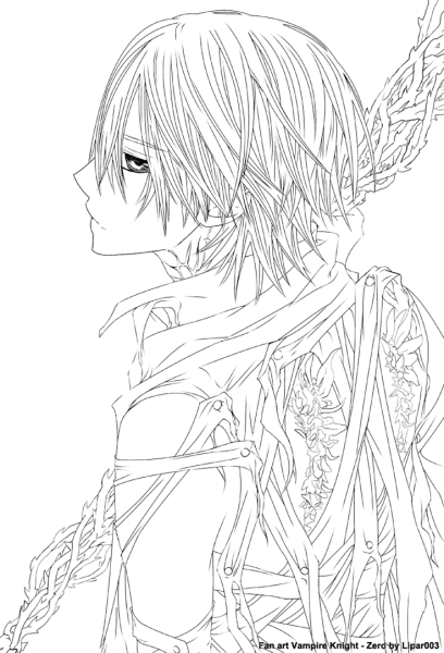 Раскраски онемэ мальчиков