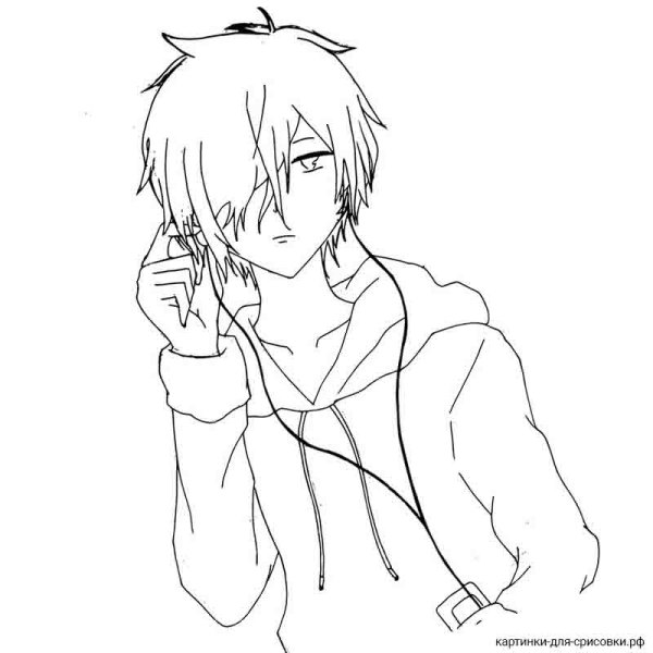 Аниме для раскрашивания с крыльями