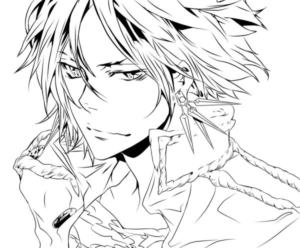 Аниме парни из манги