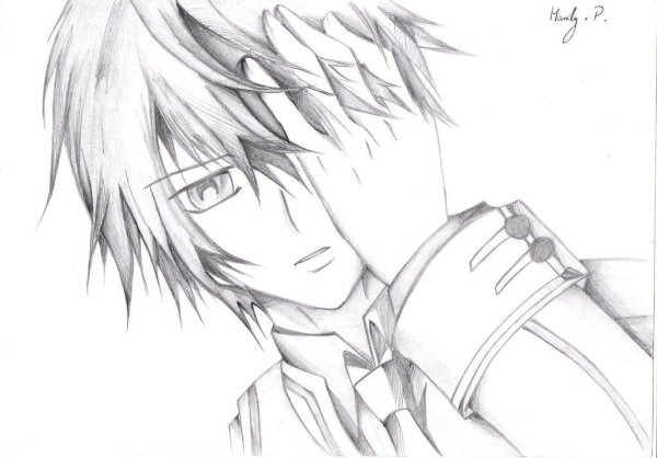 Рисунки для срисовки парни