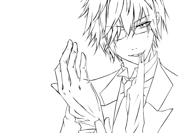 Аниме парни для срисовки