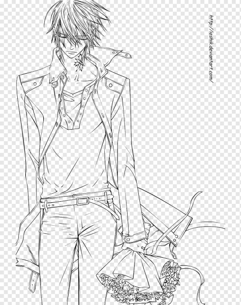 Раскраски аниме мальчики