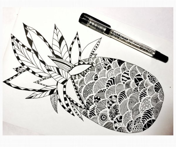 Стиль рисования дудлинг