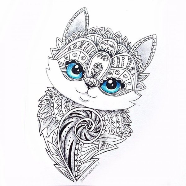 Раскраски в стиле дудлинг