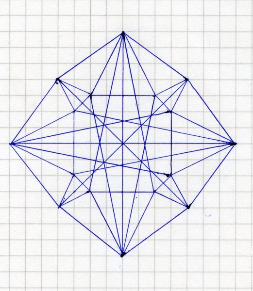 Геометрические фигуры по клеточкам сложные