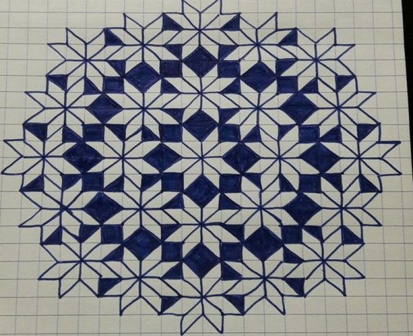 Узоры по клеточкам