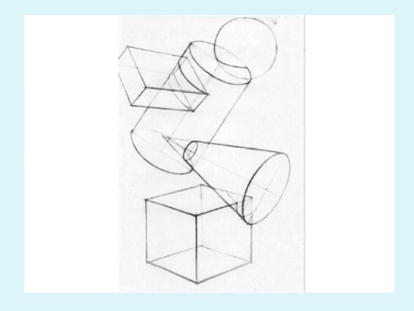 Рисование композиции из геометрических фигур