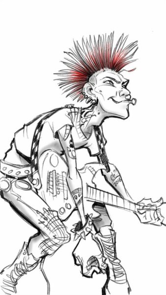 Панк рок арт