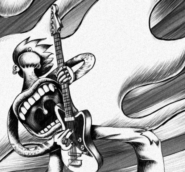 Злой рок рисунки