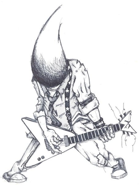 Рокер иллюстрация