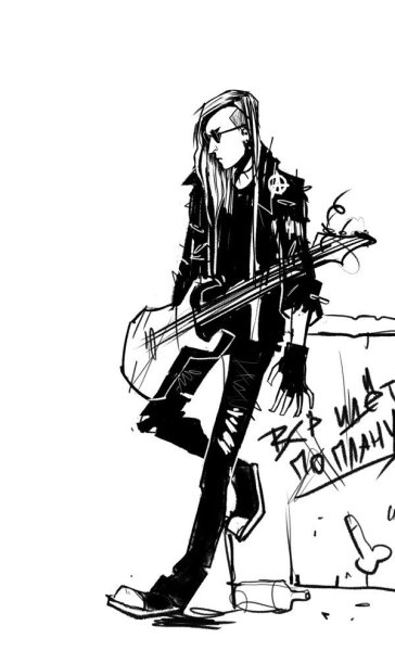 Эскиз для рокеров рокеров