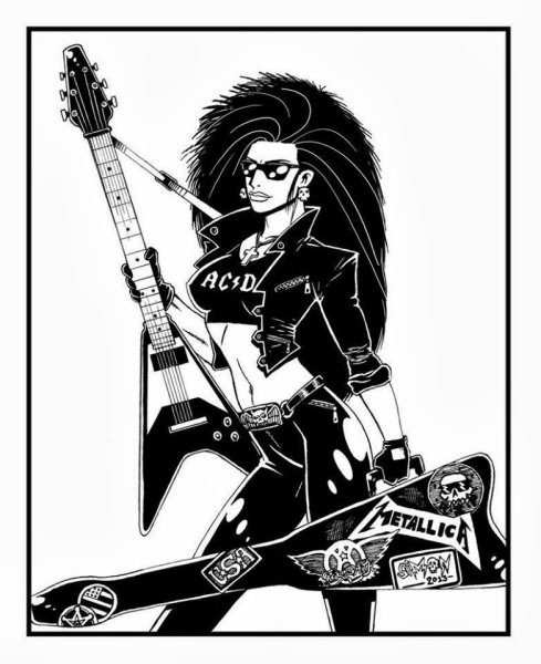 Панк эскизы