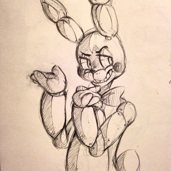 ФНАФ Наброски для срисовки