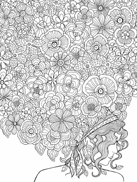 Раскраски сложные