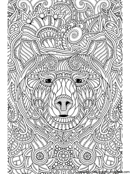 Раскраски для девочек сложные