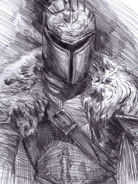 Раскраска Рыцари средневековья