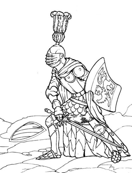 Рисование рыцарей